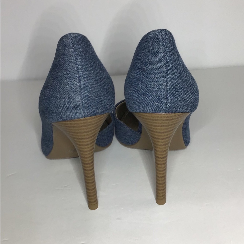A.N.A. Claire Denim Heels, Blue, size 7.5M - Picture 5 of 8